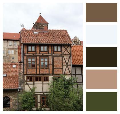 Historic Center Truss Quedlinburg Image